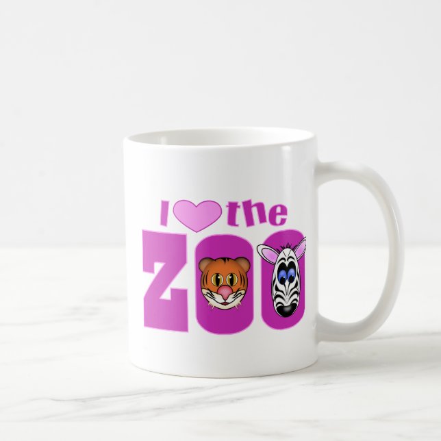I Love the Zoo Coffee Mug (Right)