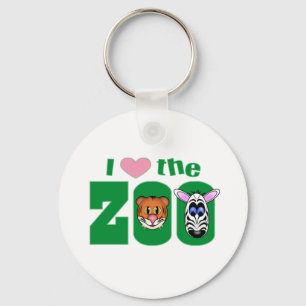 I Love the ZOO Key Ring