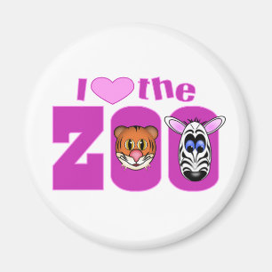 I Love the Zoo Magnet