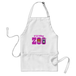 I Love the Zoo Standard Apron