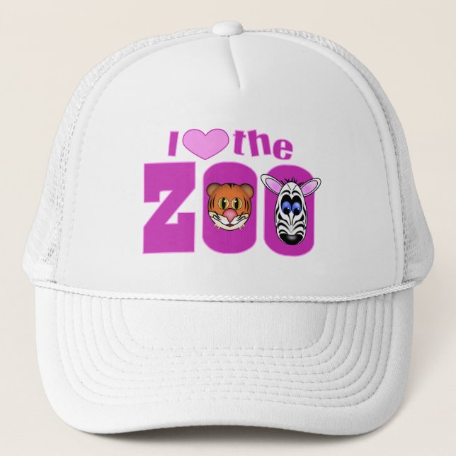 I Love the Zoo Trucker Hat (Front)