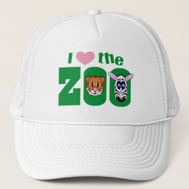 I Love the ZOO Trucker Hat (Front)