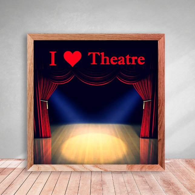 I Love Theatre Poster (Creator Uploaded)