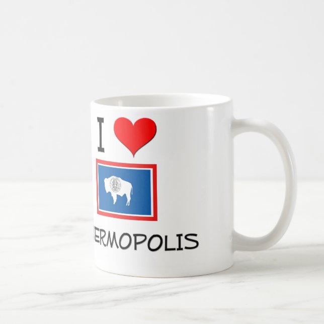 I Love Thermopolis Wyoming Coffee Mug (Right)