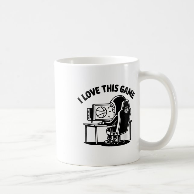 I Love This Game  Coffee Mug (Right)