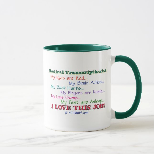 I Love This Job! Mug (Right)