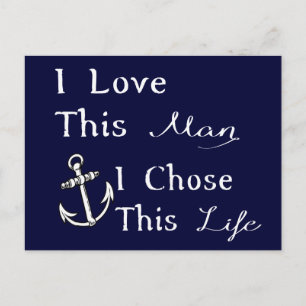 I Love This Man I Chose This Life Postcard