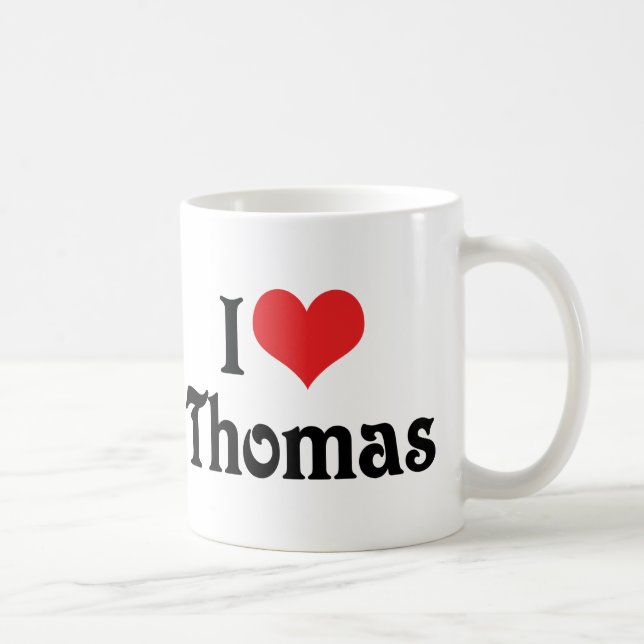 I Love Thomas Coffee Mug (Right)