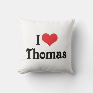 I Love Thomas Cushion