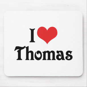 I Love Thomas Mouse Pad