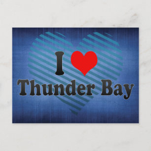 I Love Thunder Bay, Canada Postcard