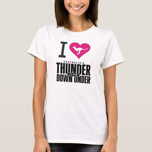 I Love Thunder T-Shirt (Front)