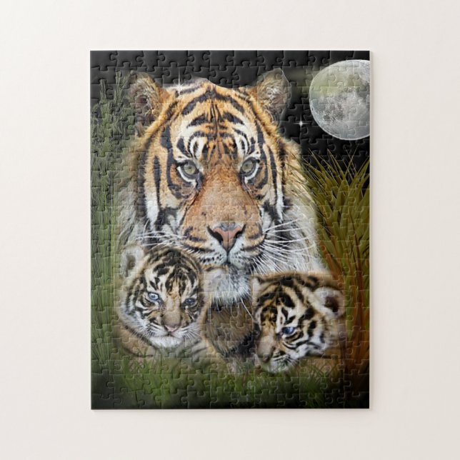 I love Tigers Jigsaw Puzzle (Vertical)