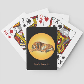 I Love Tigers Playing cards