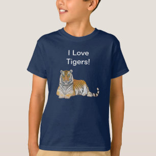 I Love Tigers T-Shirt