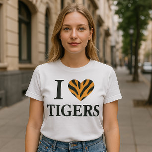 I love Tigers T-Shirt