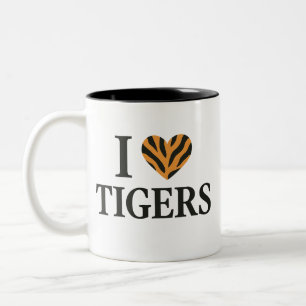 I love Tigers Two-Tone Coffee Mug