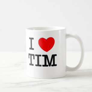 I Love Tim Coffee Mug