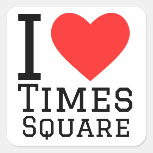 I love Times Square  Sticker