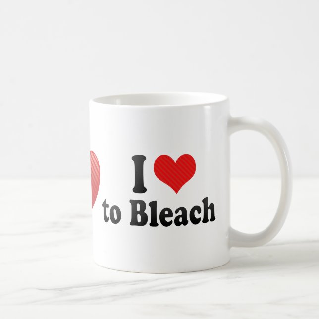 I Love to Bleach Coffee Mug (Right)