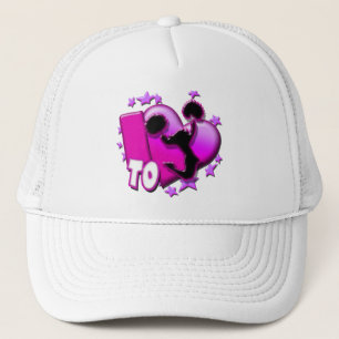 I Love to Cheer (Pink) Trucker Hat