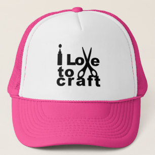I Love to Craft Trucker Hat