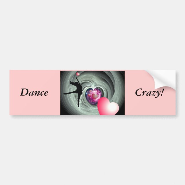 I Love To Dance! Bumper Sticker (Front)