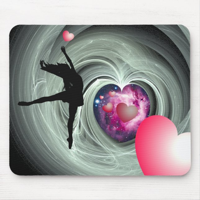 I Love To Dance! Mouse Pad (Front)