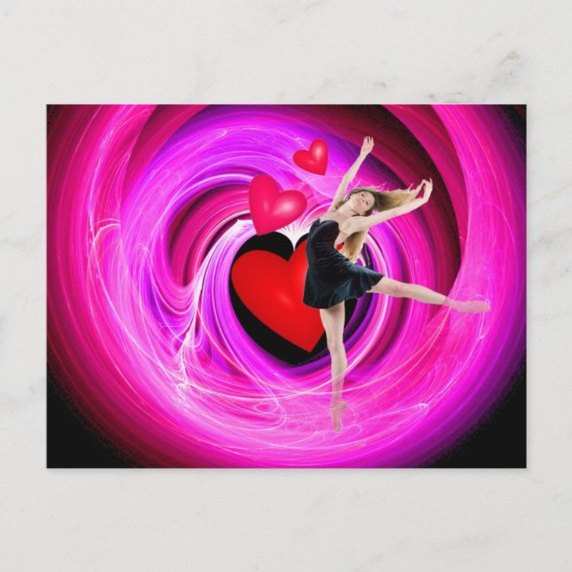 I Love To Dance! Postcard (Front)
