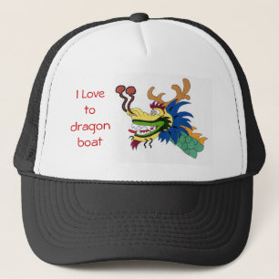 I Love to dragon boat Trucker Hat