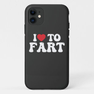 I Love To Fart Groovy iPhone 11 Case