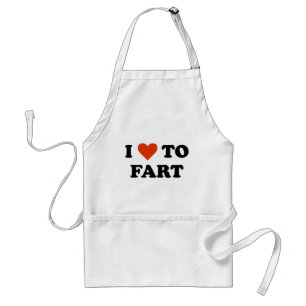 I Love To Fart Standard Apron
