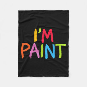 I Love To Finger Paint - I Heart To Finger Paint I Fleece Blanket