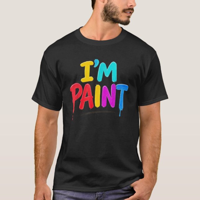 I Love To Finger Paint I Heart To Finger Paint I m T-Shirt (Front)