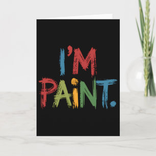 I Love To Finger Paint I'm Paint Funny Couple Vale Card