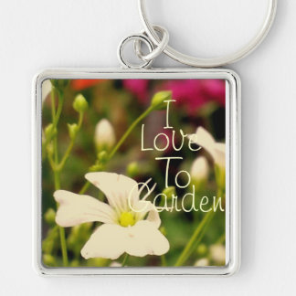 I Love To Garden Key Chain