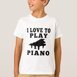 I Love To Play Piano T-Shirt