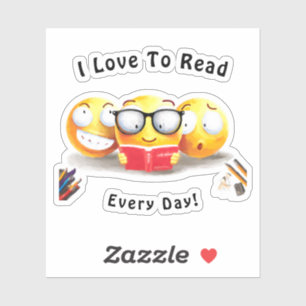 I Love To Read Books Reader Personalise
