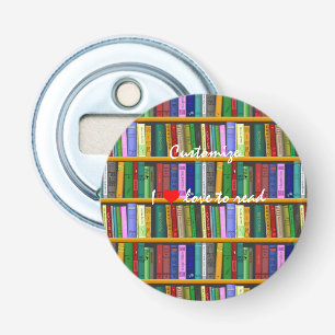 I love to read Books Thunder_Cove Bottle Opener