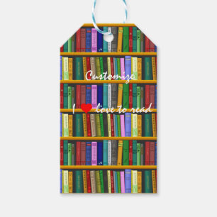 I love to read Books Thunder_Cove Gift Tags