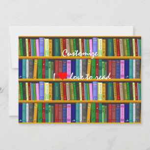 I love to read Books Thunder_Cove Invitation