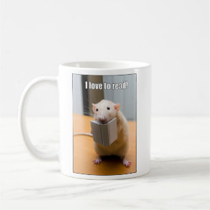 I love to read! Marty Mouse Mug