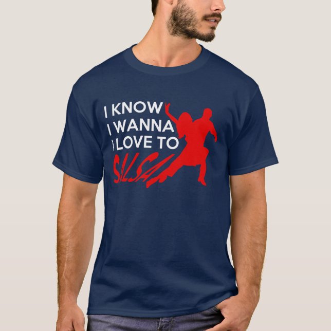 I LOVE TO SALSA T-Shirt (Front)