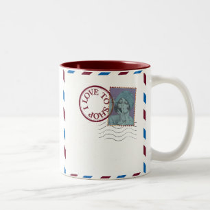 i love to shop coffee mug