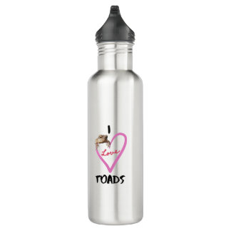 I love toads 710 ml water bottle