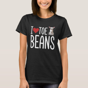 I Love Toe Beans  Oriental Shorthaired Cat T-Shirt