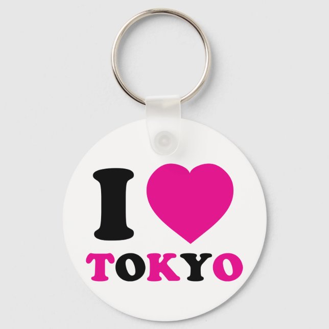 I Love Tokyo Key Ring (Front)