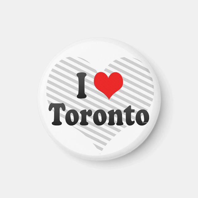 I Love Toronto, Canada Magnet (Front)
