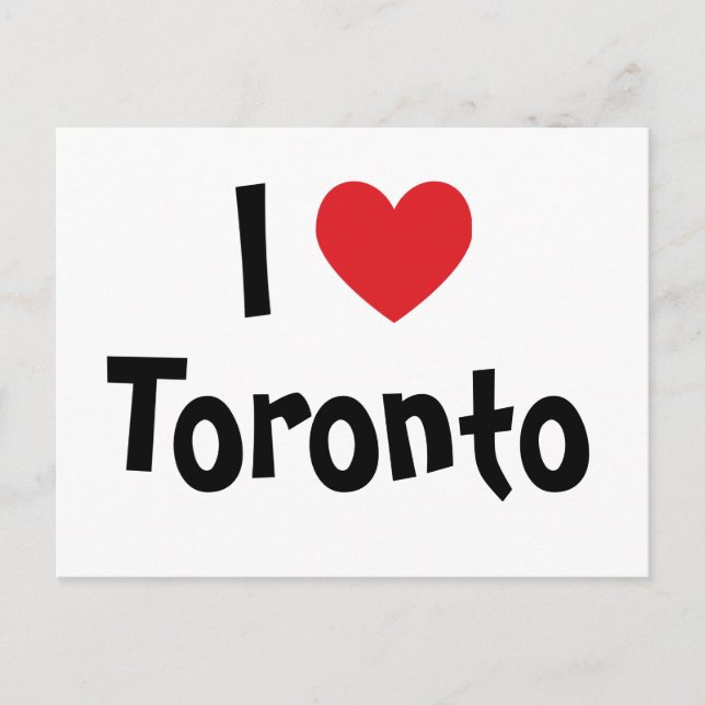 I Love Toronto Postcard (Front)