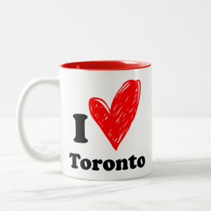 I love Toronto Two-Tone Coffee Mug